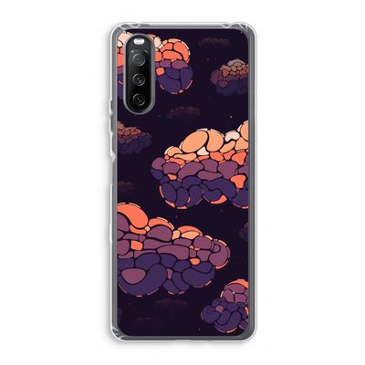Patroon Wolken: Sony Xperia 10 III Transparant Hoesje
