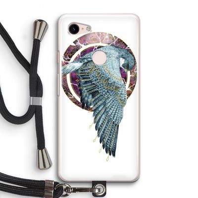 Golden Falcon: Pixel 3 Transparant Hoesje met koord