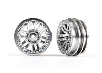 Traxxas - Wheels, 1.0 (satin chrome) (2) (TRX-9768-SATIN)