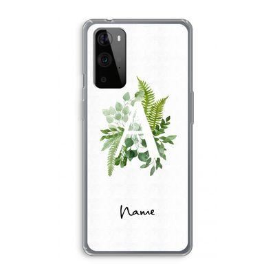 Green Brush: OnePlus 9 Pro Transparant Hoesje