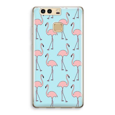 Anything Flamingoes: Huawei P9 Transparant Hoesje