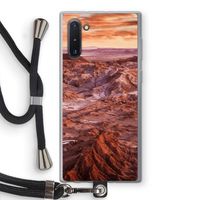 Mars: Samsung Galaxy Note 10 Transparant Hoesje met koord