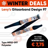 Levy's MPS2-097 Polyester Gitaarband Design 97 - Aanbieding, op = op