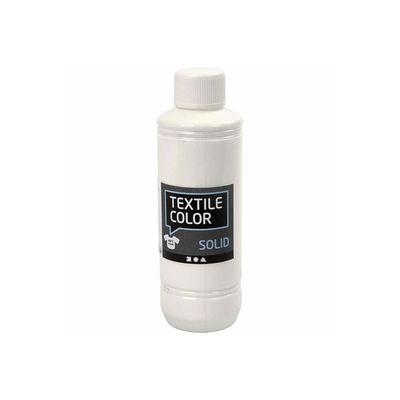Creativ Company Dekkende textielverf - wit, 250ml