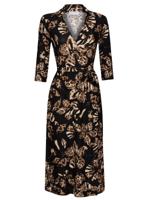 Jurk Overslag Noralie Zwart