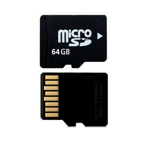 MicroSD-kaart 64 GB met adapter