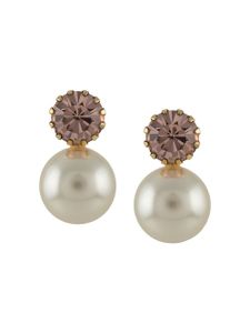 Jennifer Behr boucles d'oreilles pendantes Ines - Rose
