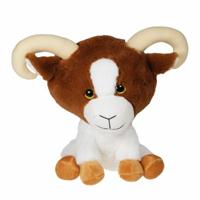 Knuffeldier Geit bok - zachte pluche stof - 30 cm Knuffeldier Geit bok - zachte pluche stof - 30 cm