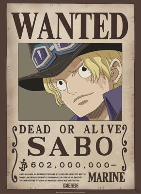 Poster One Piece Wanted Sabo 38x52cm