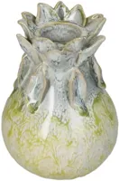 Kersten vaas aardewerk deco 11.5x15cm groen