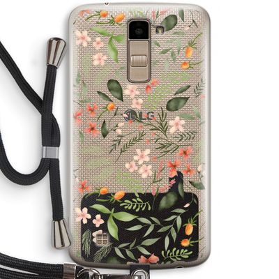 Sweet little flowers: LG K10 (2016) Transparant Hoesje met koord