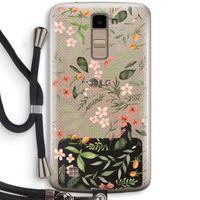Sweet little flowers: LG K10 (2016) Transparant Hoesje met koord