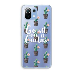 Cactus quote: Xiaomi Mi 11 Lite Transparant Hoesje