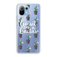 Cactus quote: Xiaomi Mi 11 Lite Transparant Hoesje