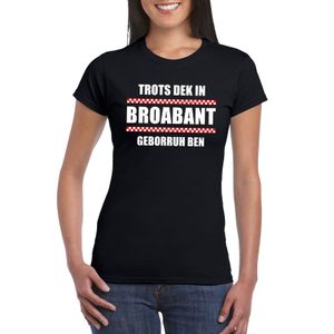 Trots Dek In Broabant Geborruh Ben dames T-shirt zwart