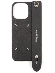 Maison Margiela coque d'iPhone 14 Pro Max à coutures signature - Noir