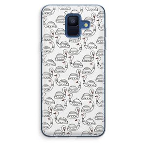 Zwanen: Samsung Galaxy A6 (2018) Transparant Hoesje