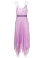PINKO robe mi-longue Las Heras plissée - Rose PINKO robe mi-longue Las Heras plissée - Rose