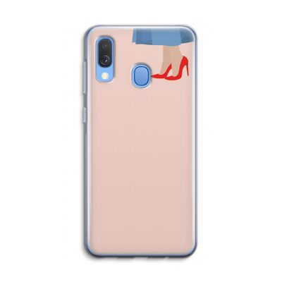 High heels: Samsung Galaxy A40 Transparant Hoesje