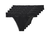 esmara Set van 5 dames strings (Zwart, M (40/42)) esmara Set van 5 dames strings (Zwart, M (40/42))