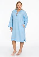 Yoek Jurk met koordjes | Licht Blauw | Maat 46/48