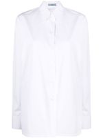 Prada chemise à boutonnière - Blanc