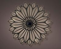 Solar bloem l2,50b37h37,50 cm zwart - Lumineo