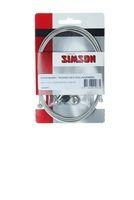 Simson Binnenkabel trommelrem 225 cm rvs zilver
