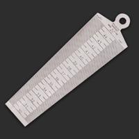 Wig Feeler gap 30-45mm roestvrijstalen liniaal inspectie taper gauge metrische meetinstrument