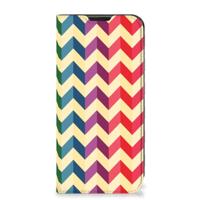 Samsung Galaxy Xcover 6 Pro | Hoesje met Magneet | Zigzag Multi Color