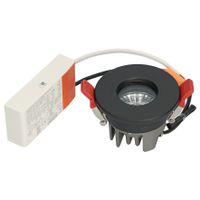 BM100-12 Rond vast IP44 Zwart