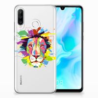 Huawei P30 Lite Telefoonhoesje met Naam Lion Color