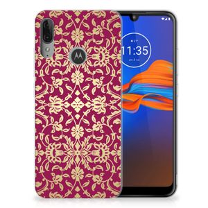 Siliconen Hoesje Motorola Moto E6 Plus Barok Pink