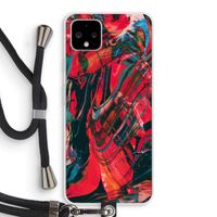Endless Descent: Pixel 4 XL Transparant Hoesje met koord