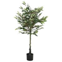 Kunstfuxus boom 480 bladeren 130 cm groen