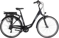 AMIGO E Alvor D2 28 Inch 50 cm Dames 7V V Brakes Matzwart