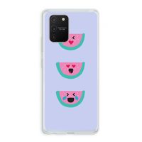 Smiley watermeloen: Samsung Galaxy S10 Lite Transparant Hoesje
