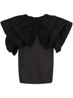 ROTATE BIRGER CHRISTENSEN robe courte Natalie à nœud oversize - Noir