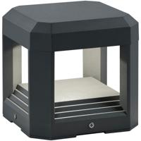 LED Wandlamp Buitenverlichting - 11W Warm Wit 3000K - Waterdicht IP65 - Mat Antraciet Aluminium - OSRAM LED