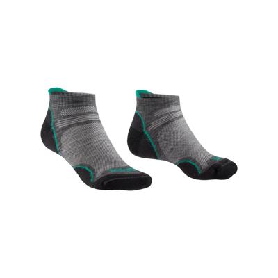 Bridgedale Ultra Light T2 Merino Performance Low Dames Wandelsok Mid Grey/Surf L