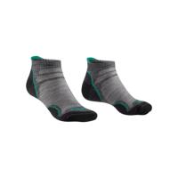 Bridgedale Ultra Light T2 Merino Performance Low Dames Wandelsok Mid Grey/Surf L