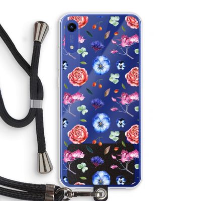 Bloemetjes: Honor Play 8A Transparant Hoesje met koord