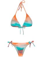 Brigitte bikini à dos nu - Multicolore