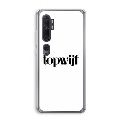 Topwijf Wit: Xiaomi Mi Note 10 Pro Transparant Hoesje