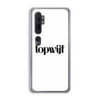 Topwijf Wit: Xiaomi Mi Note 10 Pro Transparant Hoesje