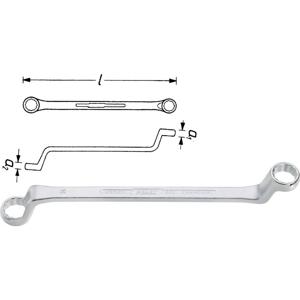 Hazet 630-6X7 630 Dubbele ringsleutel Sleutelbreedte (metrisch) (alleen voor ADT) 6 - 7 mm