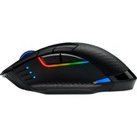 Corsair DARK CORE RGB PRO muis Rechtshandig RF Wireless+Bluetooth+USB Type-A Optisch 18000 DPI - thumbnail