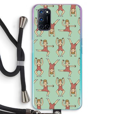 Gymboys: Oppo A92 Transparant Hoesje met koord