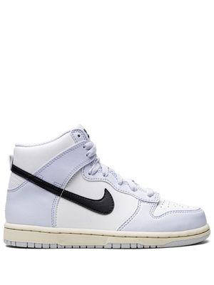 Nike Kids baskets montantes Dunk High - Blanc