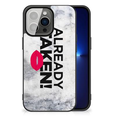 iPhone 13 Pro | Telefoon Hoesje | met tekst Already Taken White